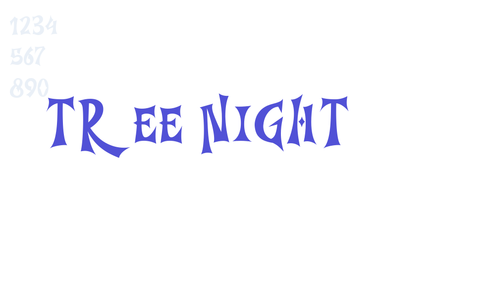 Tree Night-font-download