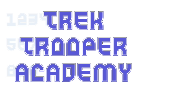 Trek Trooper Academy font free