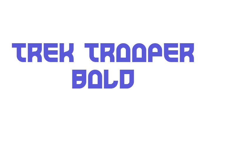 Trek Trooper Bold Font