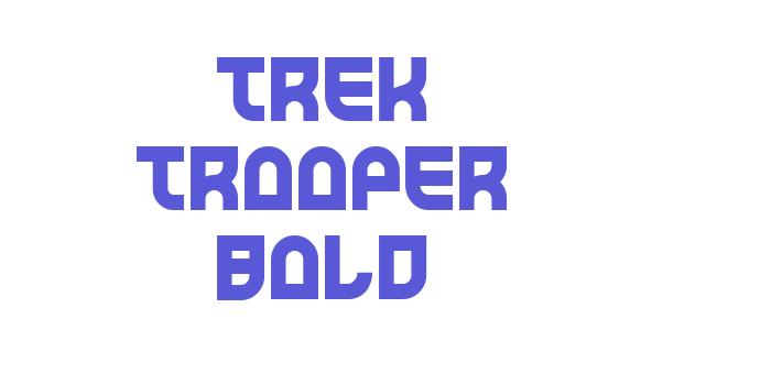 Trek Trooper Bold Font Download