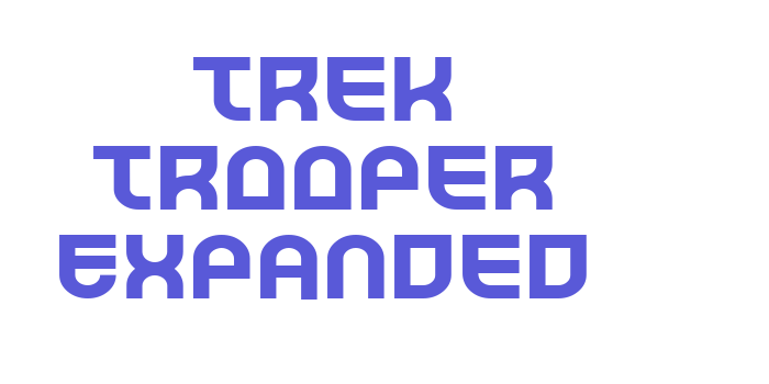 Trek Trooper Expanded Font Download