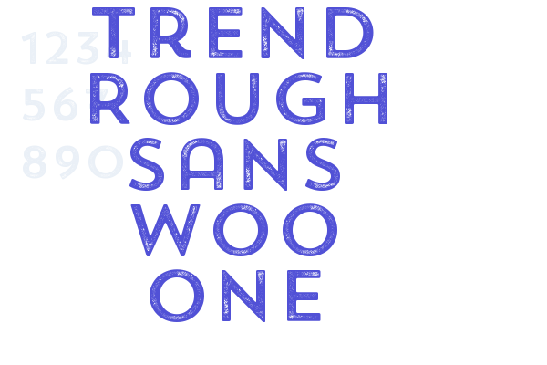 Trend Rough Sans W00 One