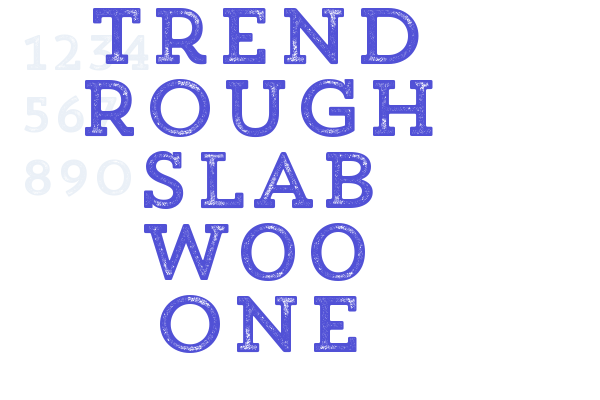 Trend Rough Slab W00 One
