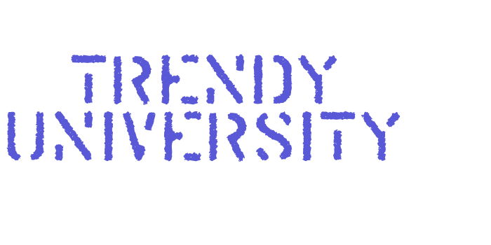 Trendy University Font Download