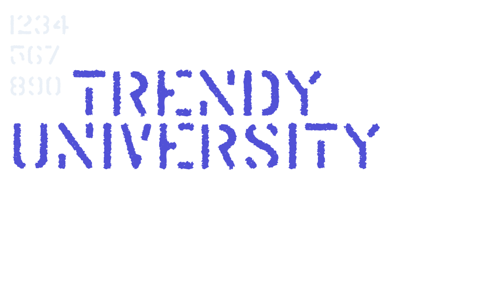 Trendy University-font-download