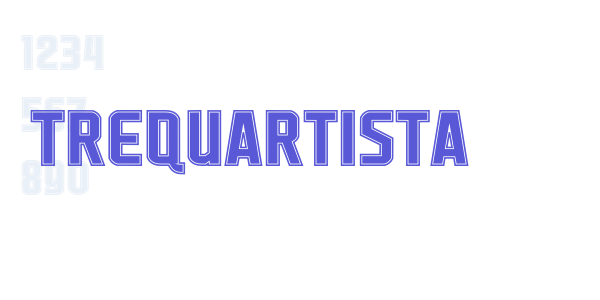 Trequartista font free