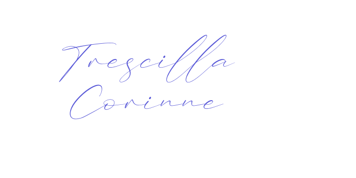 Trescilla Corinne Font Download