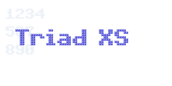 Triad XS font free