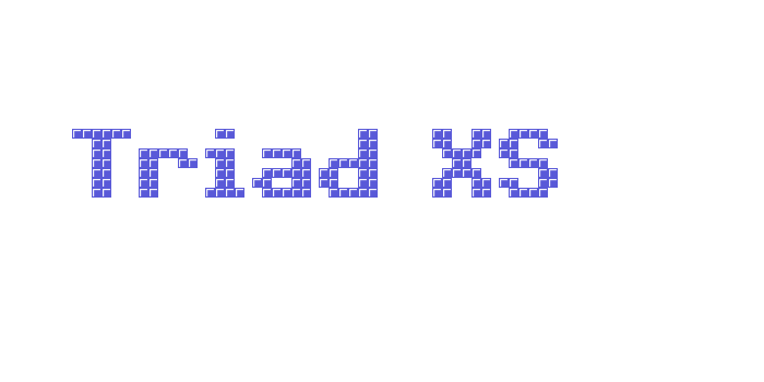 Triad XS Font Download