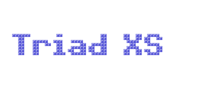 Triad XS Font