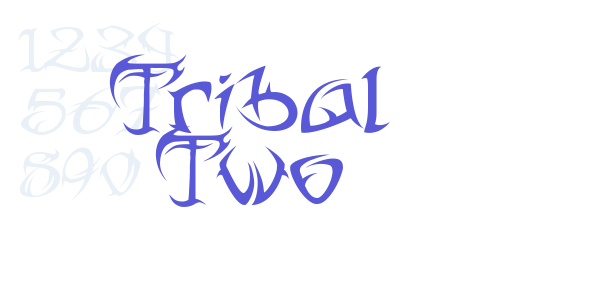 Tribal Two font free