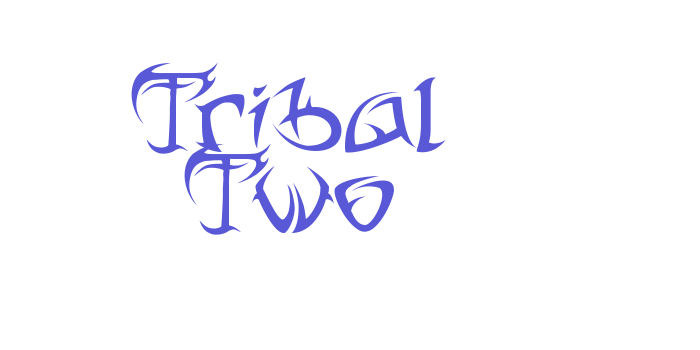 Tribal Two Font Download