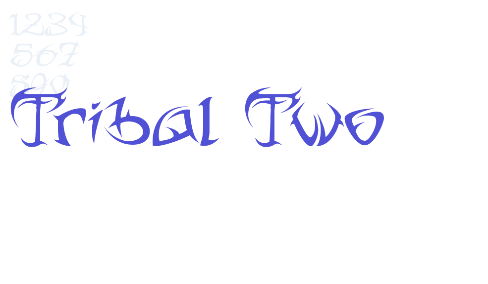 Tribal Two-font-download