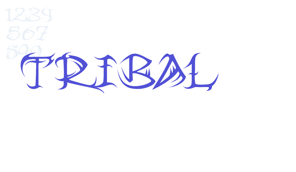 Tribal-font-download