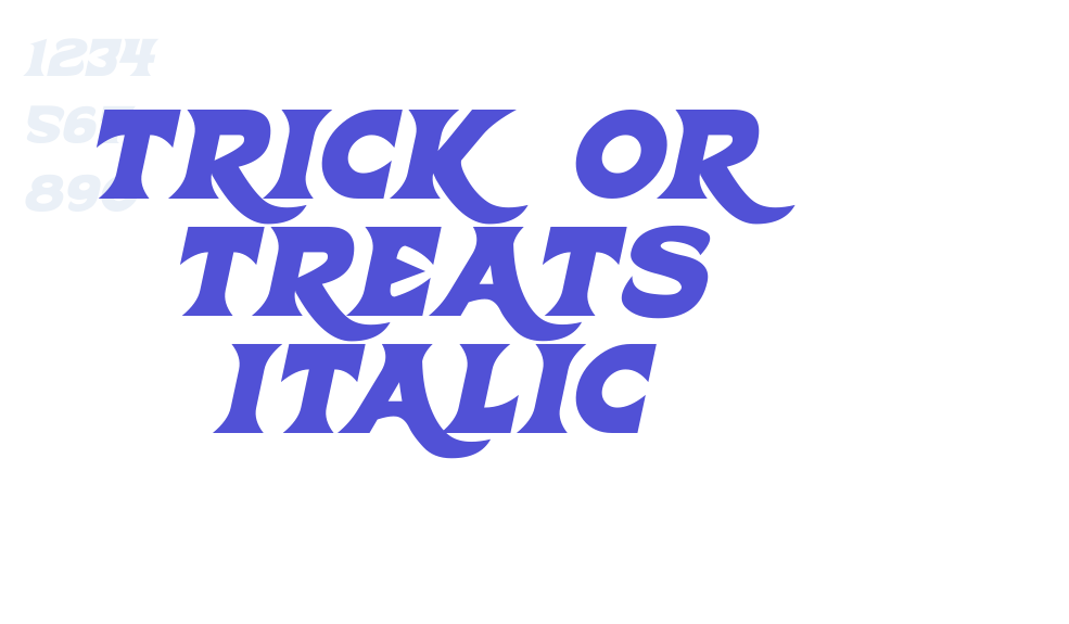 Trick Or Treats Italic-font-download