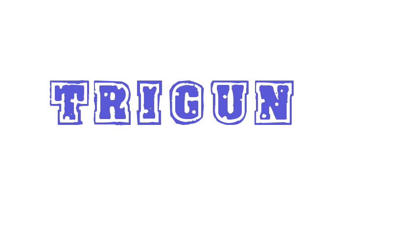 Trigun Font