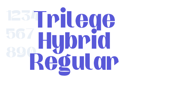 Trileqe Hybrid Regular font free