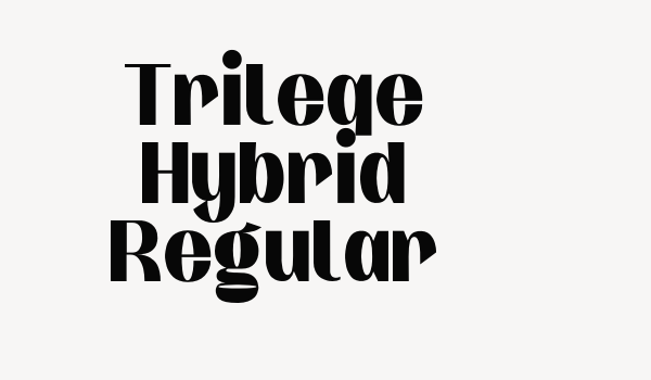 Trileqe Hybrid Regular Font