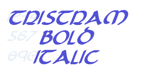 Tristram Bold Italic-font-download