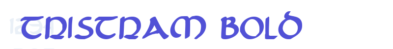 Tristram Bold-font