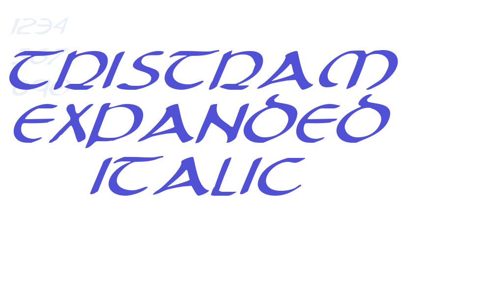 Tristram Expanded Italic-font-download