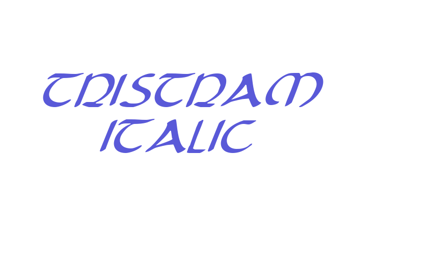 Tristram Italic Font Download