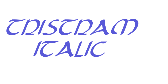 Tristram Italic Font