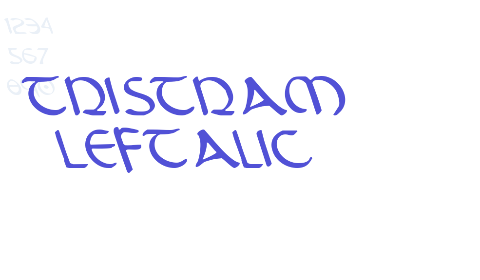 Tristram Leftalic-font-download