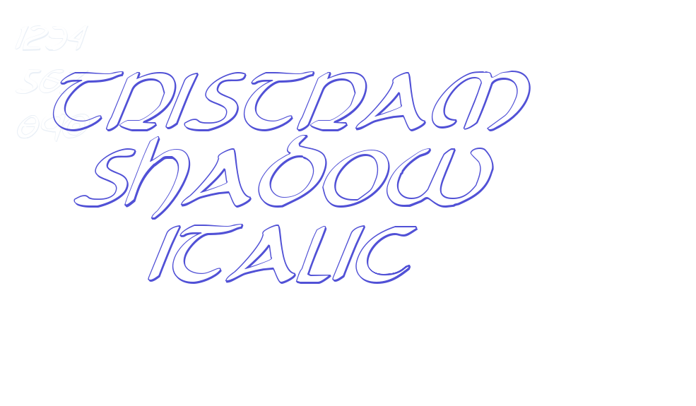 Tristram Shadow Italic-font-download