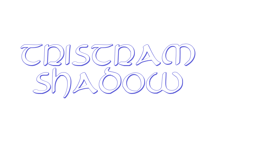 Tristram Shadow Font Download