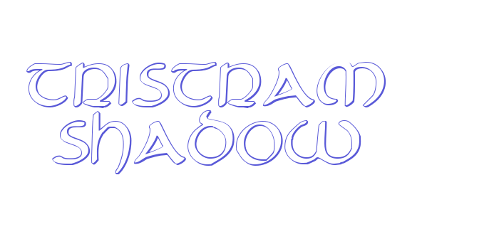 Tristram Shadow Font Download