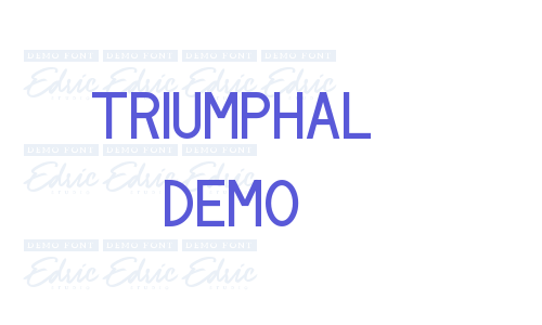 Triumphal Demo Font Download