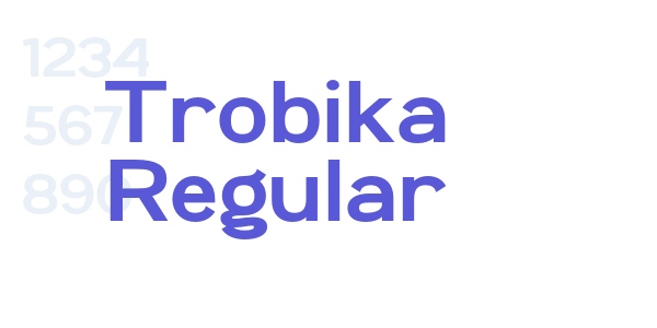 Trobika Regular font