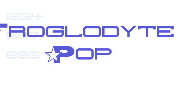 Troglodyte Pop font free