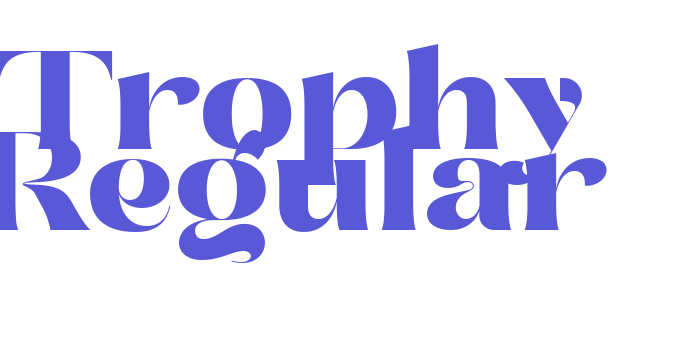 Trophy Regular Font Download