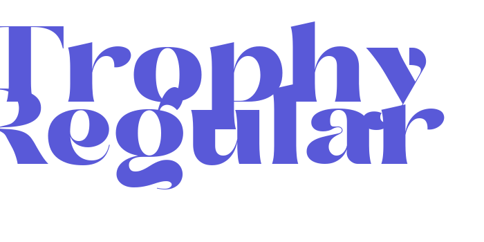 Trophy Regular Font