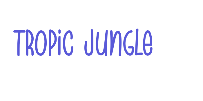 Tropic Jungle Font