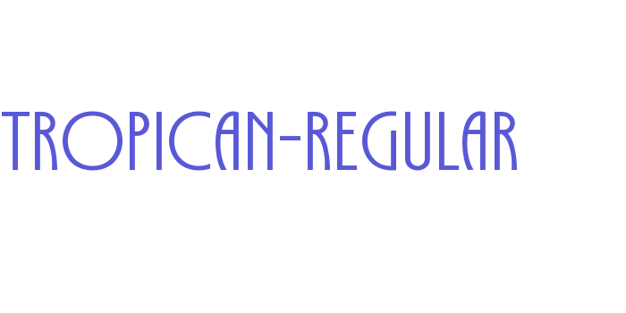 Tropican-Regular Font Download