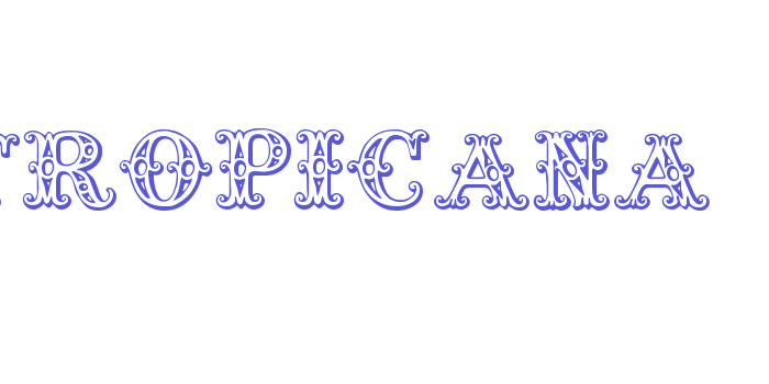 Tropicana Font Download