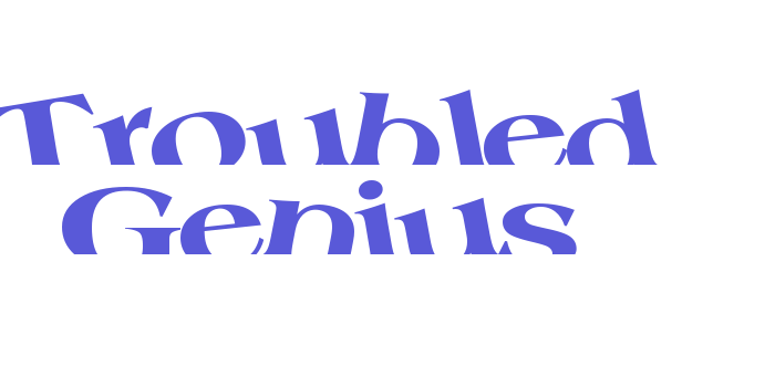 Troubled Genius Font Download