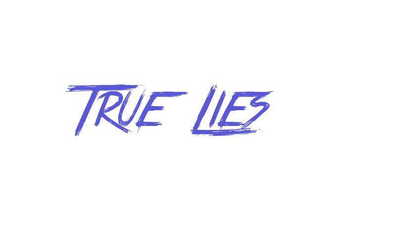 True Lies Font Download