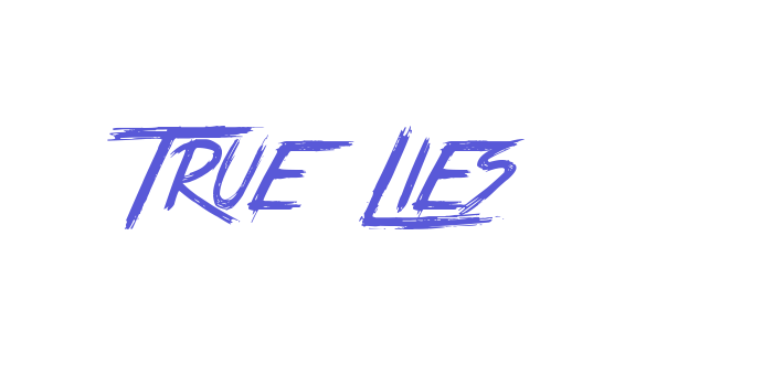 True Lies Font Download