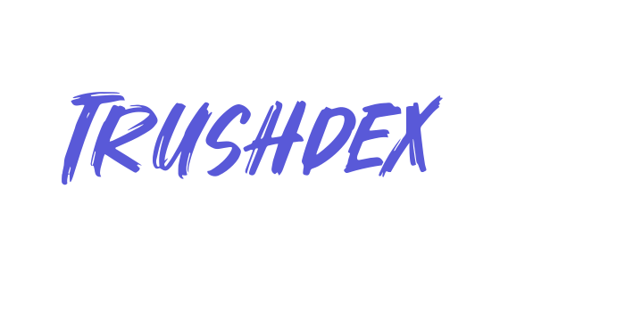 Trushdex Font