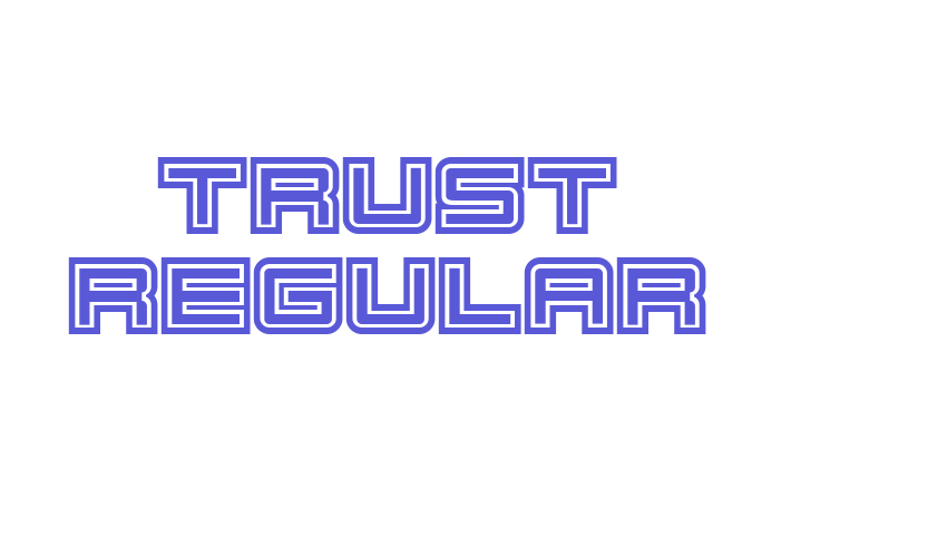 Trust Regular Font Download