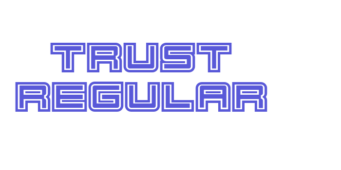 Trust Regular Font Download