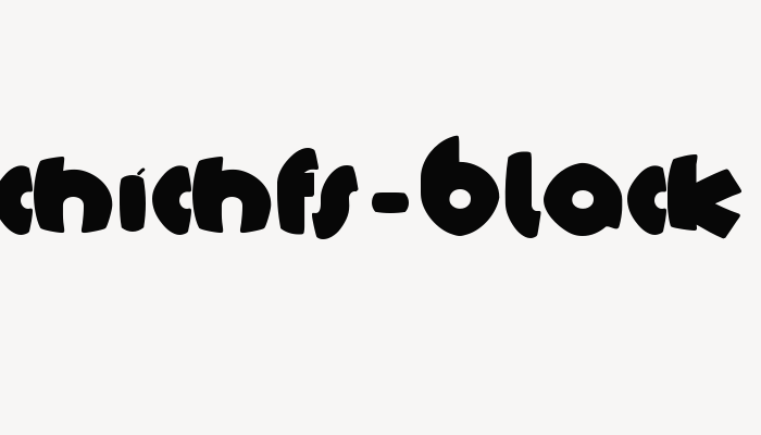 TschichFS-Black font download