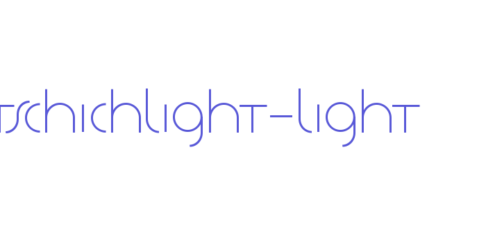 TschichLight-Light Font Download