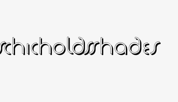 TschicholdsShades font download