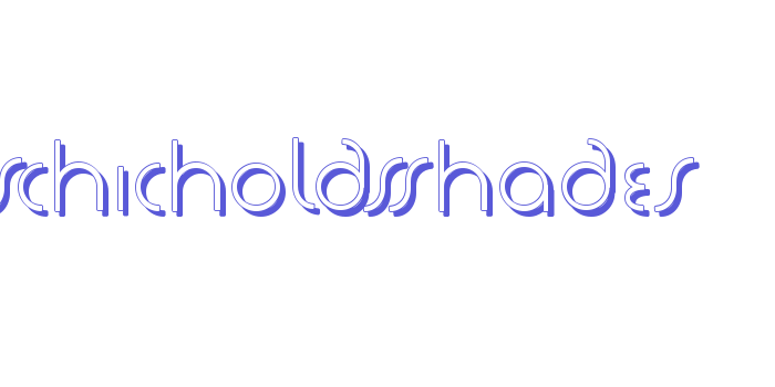 TschicholdsShades Font Download