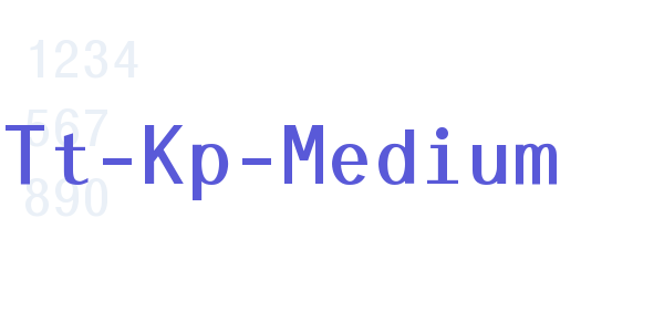 Tt-Kp-Medium font free